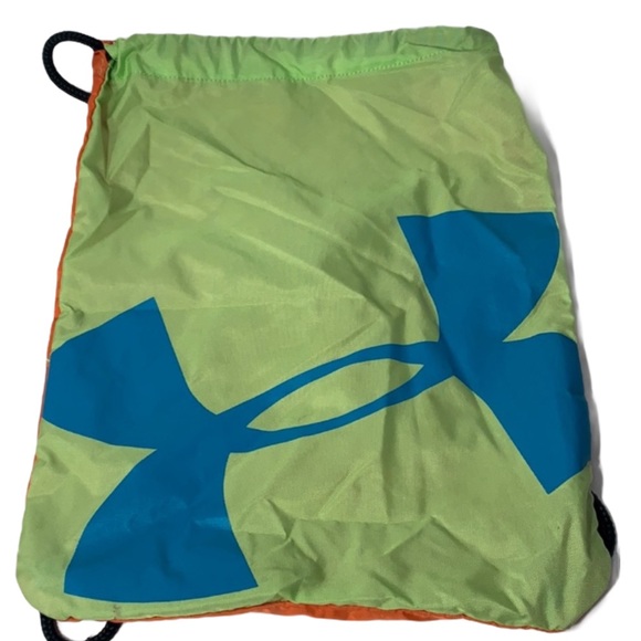 Under Armour Bags Ua Under Armour Big Logo Limeblueorange Sackpack